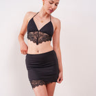 THE SOLÉA LACE HALTER TWO-PIECE SET