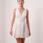 THE LUCIA CORSET COTTON MINI DRESS