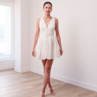 THE LUCIA CORSET COTTON MINI DRESS