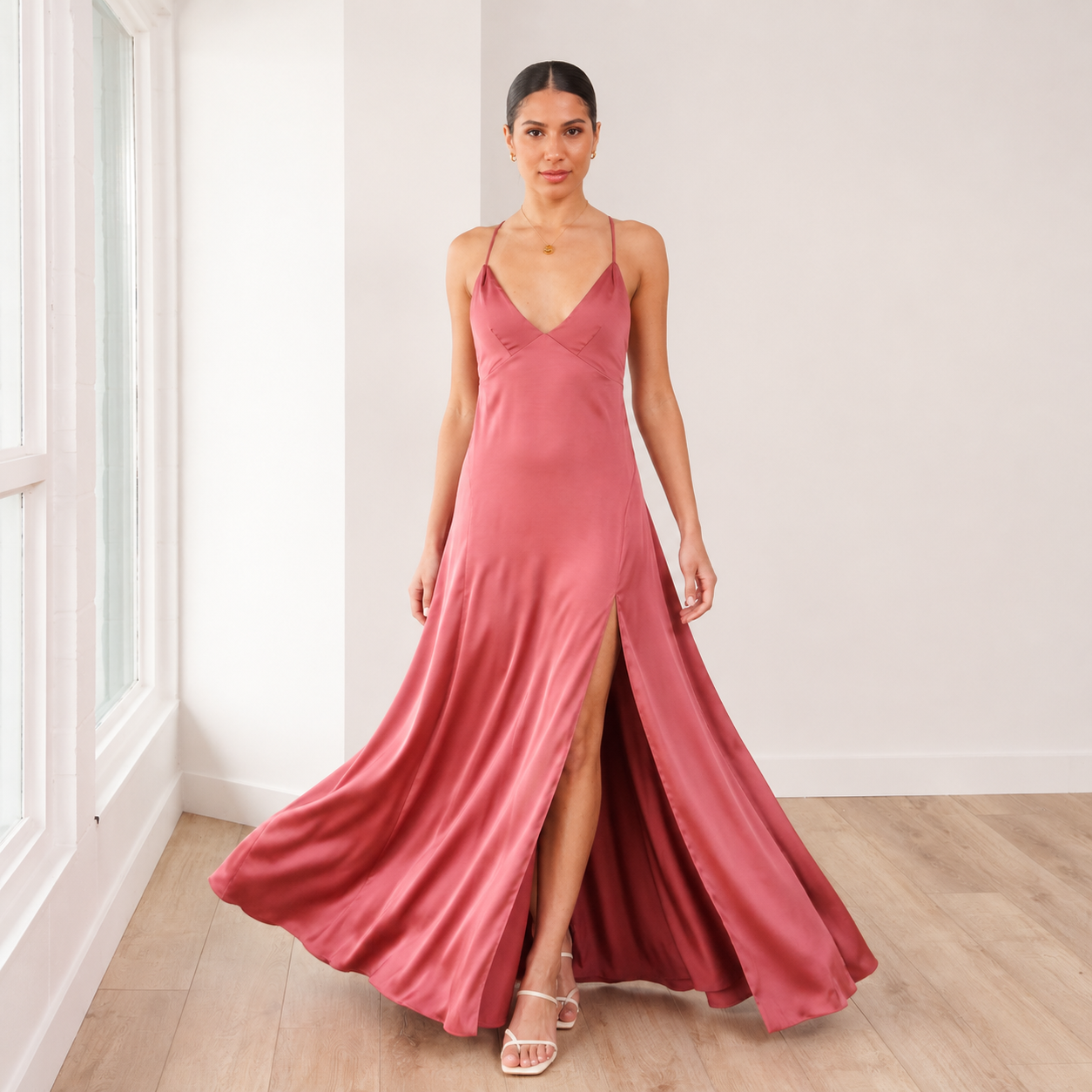 THE ROSABELLE SATIN GOWN